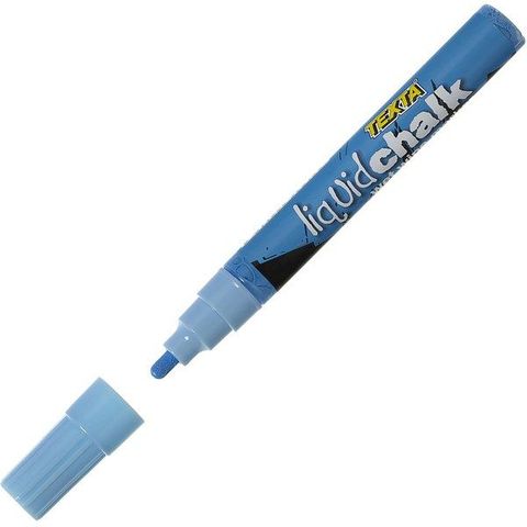 TEXTA LIQUID CHALK WET WIPE MARKER SMALL BLUE