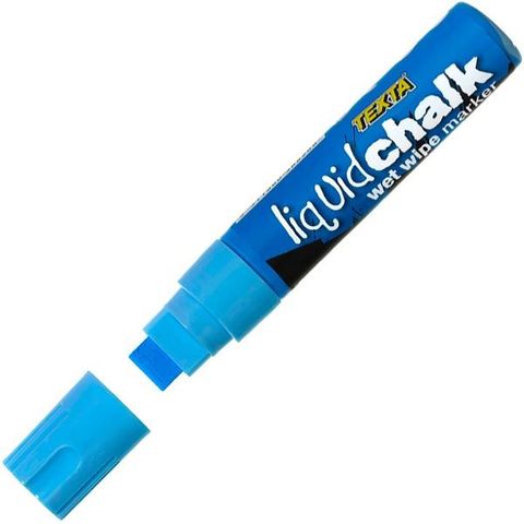 TEXTA LIQUID CHALK WET WIPE MARKER LARGE BLUE