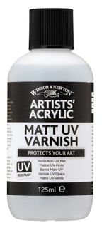 W&N ARTIST ACRYLIC MATT UV VARNISH 125ML
