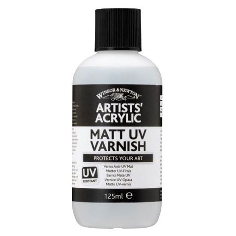 W&N ARTIST ACRYLIC MATT UV VARNISH 125ML