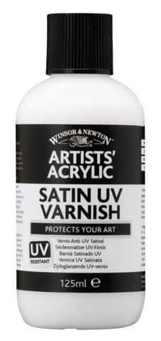 W&N ARTIST ACRYLIC SATIN UV VARNISH 125M