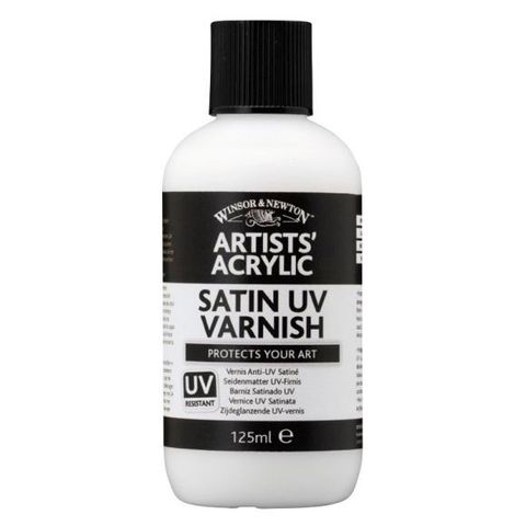 W&N ARTIST ACRYLIC SATIN UV VARNISH 125M