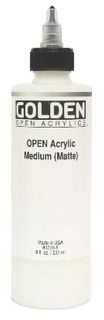 GOLDEN OPEN ACRYLIC MEDIUM (MATTE) 236ML