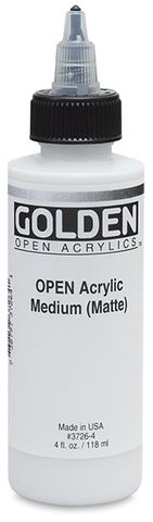 GOLDEN OPEN ACRYLIC MEDIUM (MATTE) 119ML