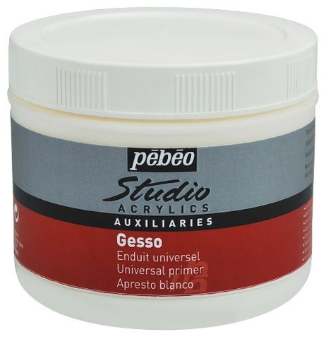 PEBEO STUDIO GESSO WHITE 500ML JAR