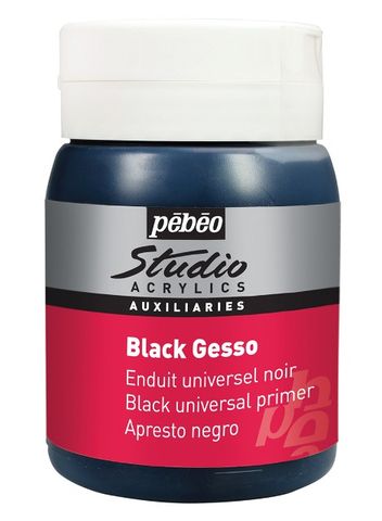PEBEO STUDIO GESSO BLACK 500ML