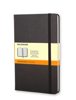 MOLESKINE RULED NOTEBOOK POCKET BLACK