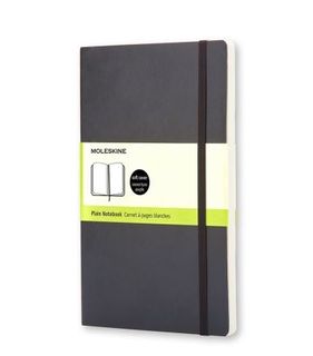 MOLESKINE SOFTCOVER NOTEBOOK PLAIN POCKET BLACK