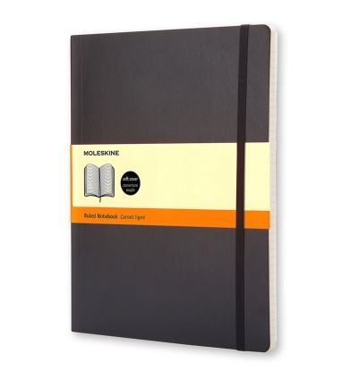 MOLESKINE SOFTCOVER NOTEBOOK RULED XL BLACK