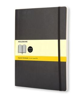 MOLESKINE SOFTCOVER NOTEBOOK GRID XL BLACK