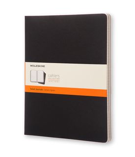 MOLESKINE CAHIER JOURNAL 3 RULED BLACK XXL