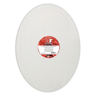 FREDRIX OVAL STRETCHED CANVAS 12 X 16 IN
