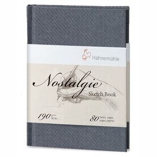 HAHNEMUHLE NOSTALGIE SKETCH BOOK 190G A6 PORTRAIT