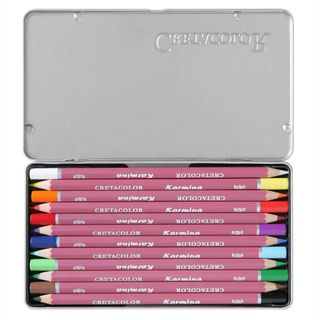 CRETACOLOR KARMINA COLOUR PENCIL TIN 12 SET
