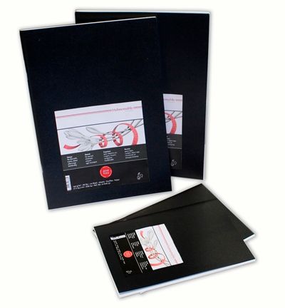 HAHNEMUHLE SKETCH BOOKLET 140G BLACK COVER A5