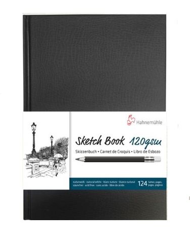 HAHNEMUHLE SKETCH BOOK HARDCOVER 120G 64SHT A3