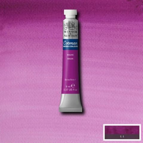 W&N COTMAN W/C 8ML MAUVE