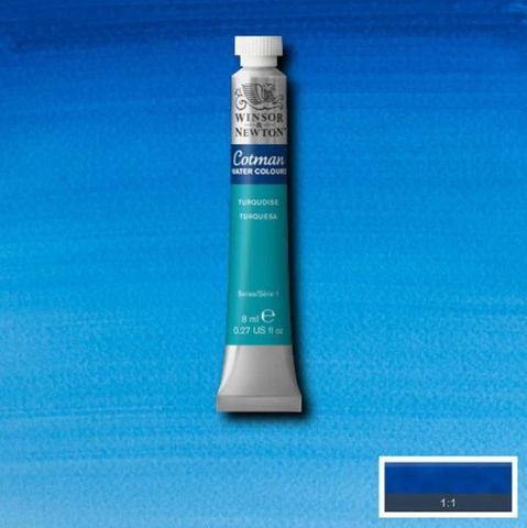 W&N COTMAN W/C 8ML TURQUOISE