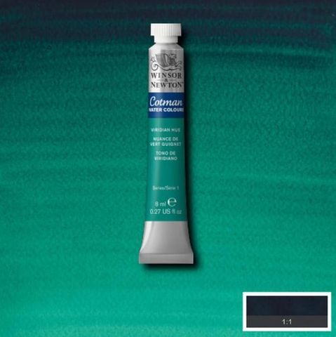 W&N COTMAN W/C 8ML VIRIDIAN HUE