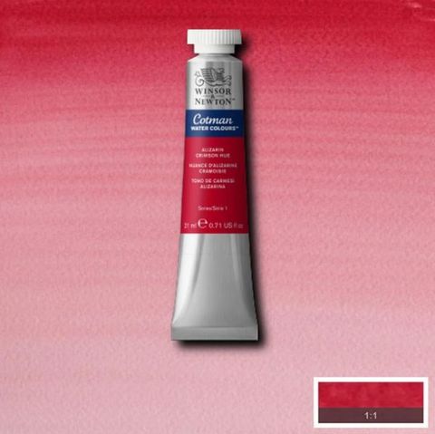 W&N COTMAN W/C 21ML ALIZARIN CRIMSON HUE