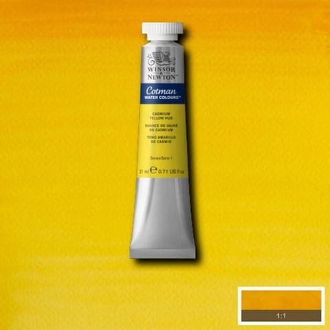 W&N COTMAN W/C 21ML CADMIUM YELLOW HUE