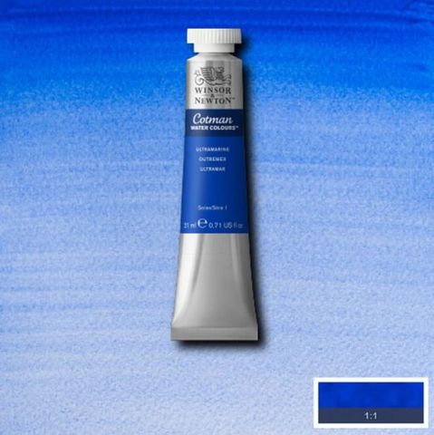 W&N COTMAN W/C 21ML ULTRAMARINE