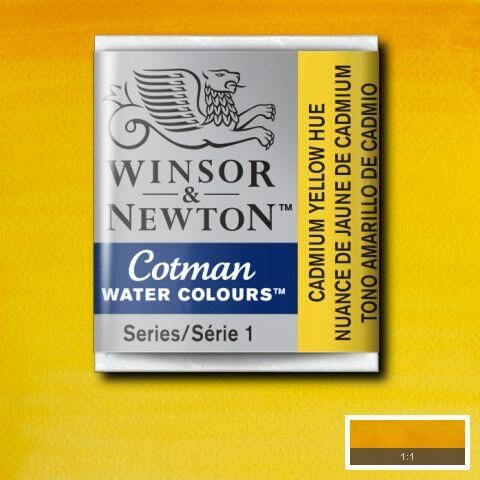 W&N COTMAN HALF PAN CADMIUM YELLOW