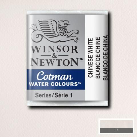 W&N COTMAN HALF PAN CHINESE WHITE