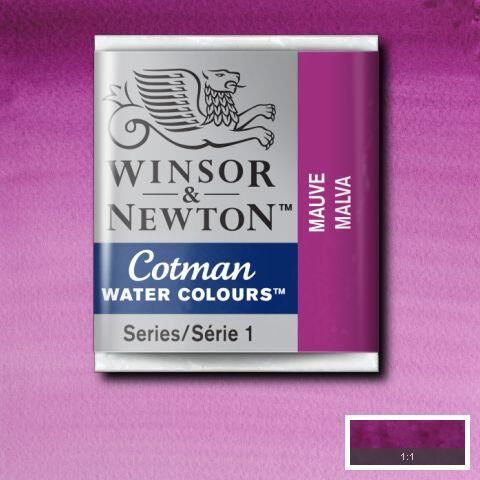 W&N COTMAN HALF PAN MAUVE