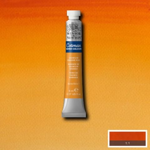 W&N COTMAN W/C 8ML CADMIUM ORANGE HUE