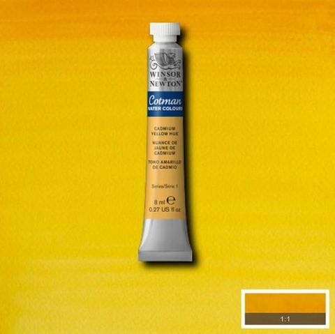 W&N COTMAN W/C 8ML CADMIUM YELLOW HUE