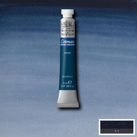 W&N COTMAN W/C 8ML INDIGO