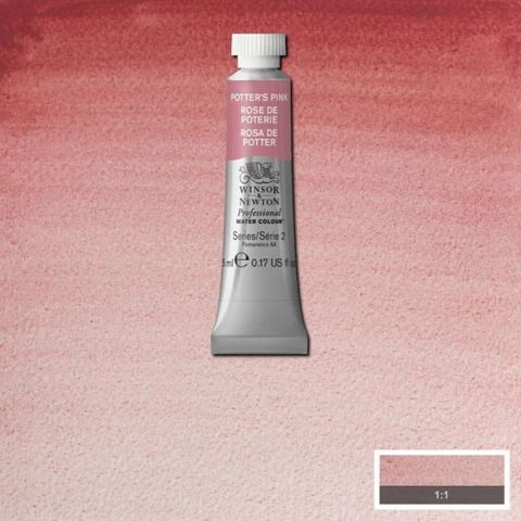 W&N PROFESSIONAL W/C 5ML S2 POTTERS PINK