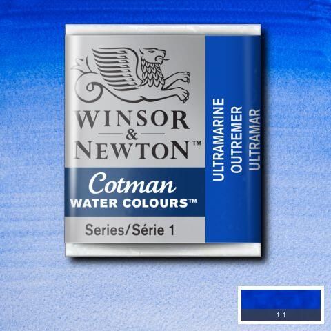 W&N COTMAN HALF PAN ULTRAMARINE