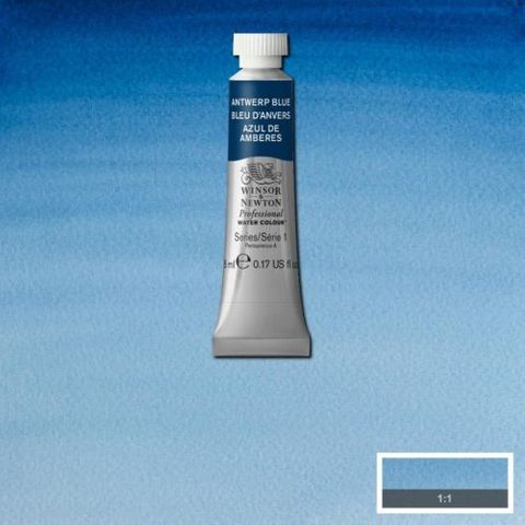 W&N PROFESSIONAL W/C 5ML S1 ANTWERP BLUE