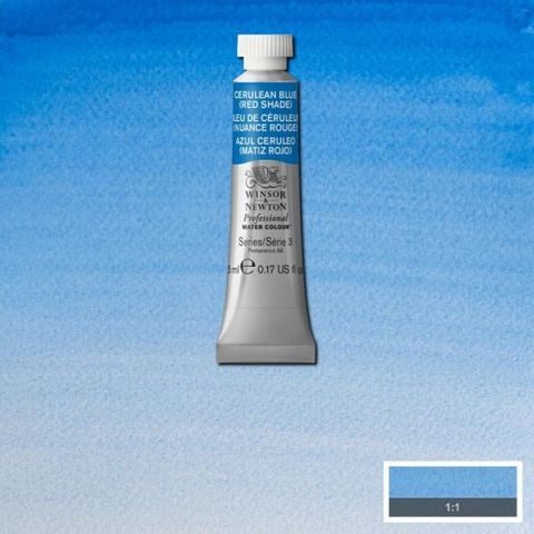 W&N PROFESSIONAL W/C 5ML S3 CERULEAN BLUE REDSHADE