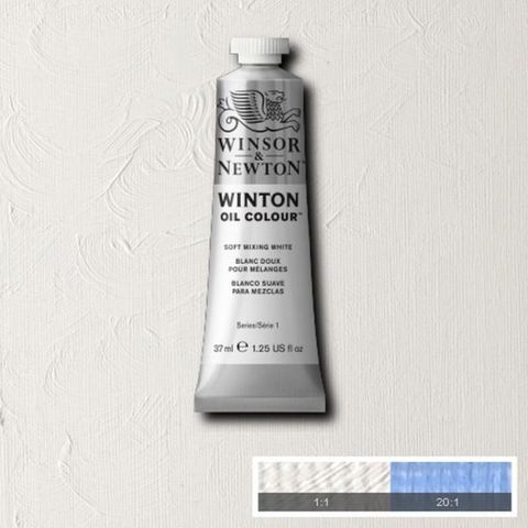 W&N WINTON OIL 37ML SOFT MIXING WHITE