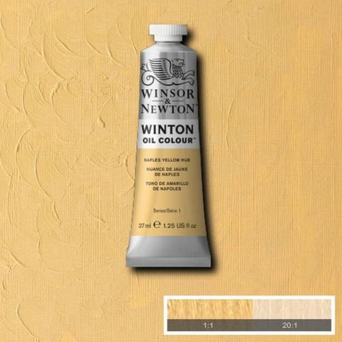 W&N WINTON OIL 37ML NAPLES YELLOW HUE