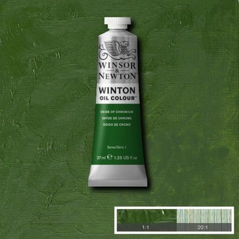 W&N WINTON OIL 37ML OXIDE OF CHROMIUM