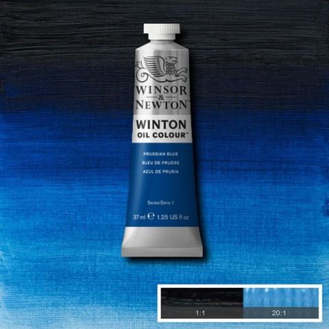 W&N WINTON OIL 37ML PRUSSIAN BLUE