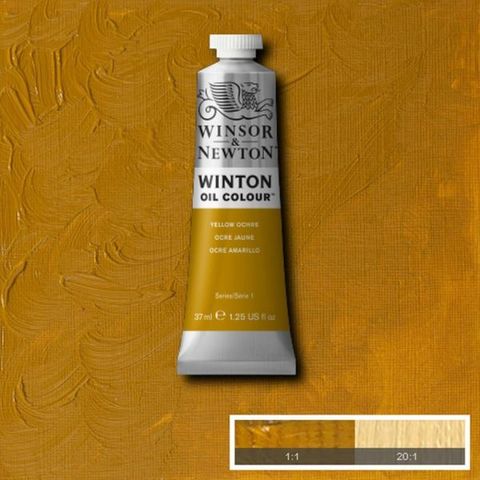 W&N WINTON OIL 37ML YELLOW OCHRE