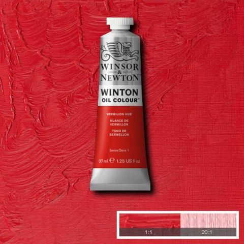 W&N WINTON OIL 37ML VERMILION HUE