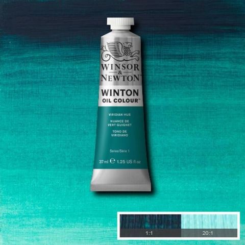 W&N WINTON OIL 37ML VIRIDIAN HUE