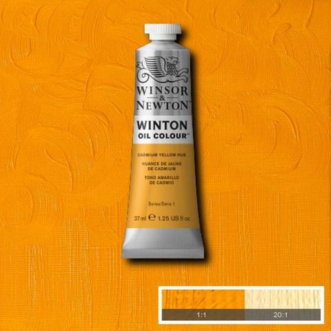 W&N WINTON OIL 37ML CADMIUM YELLOW HUE