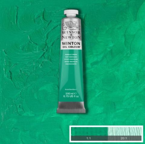 W&N WINTON OIL 37ML EMERALD GREEN