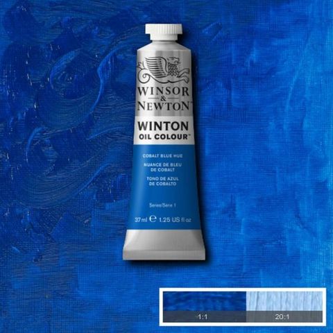 W&N WINTON OIL 37ML COBALT BLUE HUE