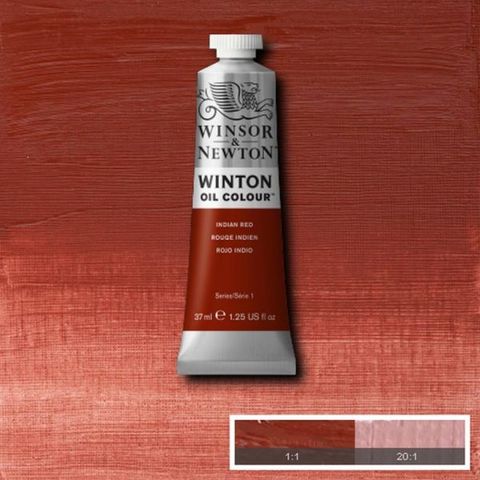 W&N WINTON OIL 37ML INDIAN RED