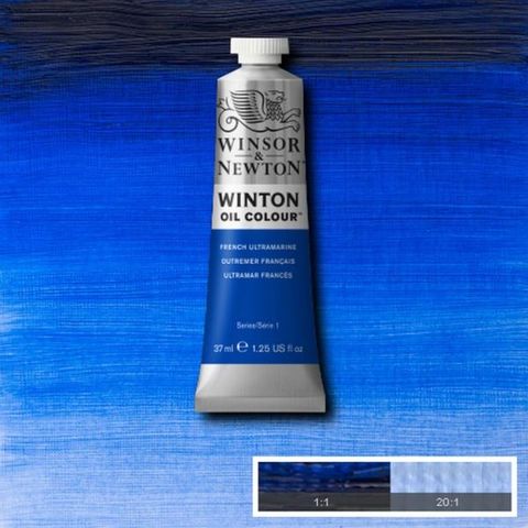 W&N WINTON OIL 37ML FRENCH ULTRAMARINE