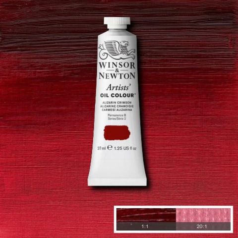 W&N ARTISTS OIL 37ML ALIZARIN CRIMSON S2