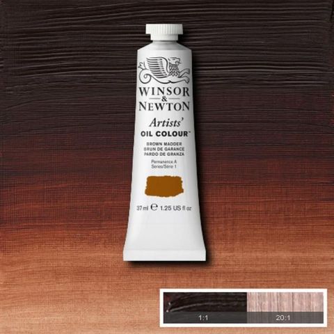 W&N ARTISTS OIL 37ML BROWN MADDER S1